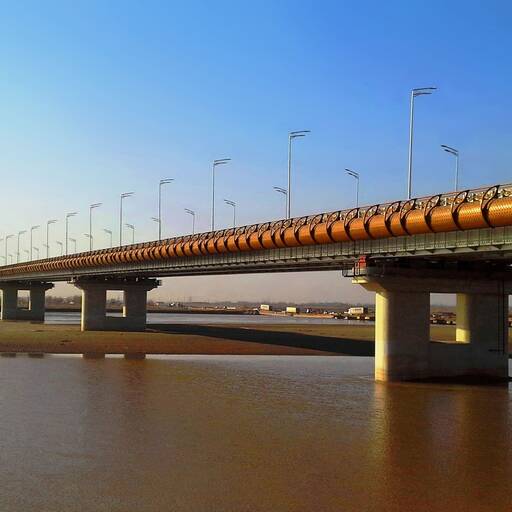 Автодорожній міст "Туркменабат-Фарап" через р.Амударья в Туркменістані